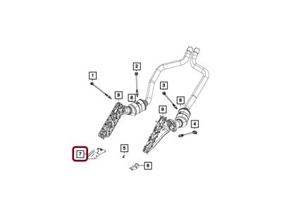Mopar Držák lambda sondy 68161550AE