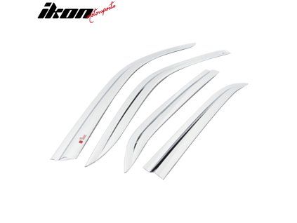 Chrysler 300 2011-2023 Déflecteurs de vitres ABS chrome