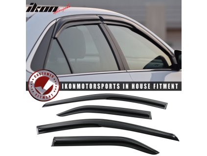 Toyota Camry 2012-2014 Ofuky oken Mugen styl akryl kouřová tónovaná