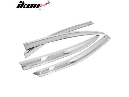 Honda Civic 4DR 2012-2015 Déflecteurs de vitres ABS chrome