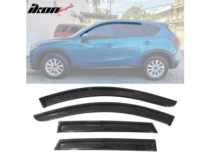 Mazda CX5 2013-2016 Ofuky oken Slim styl akryl kouřová tónovaná