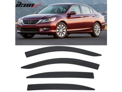 Honda Accord Sedan 2013-2017 Ofuky oken Low Profile styl akryl kouřová tónovaná