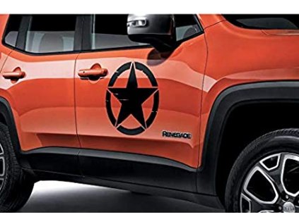 Jeep Renegade Türaufkleber US Army schwarz