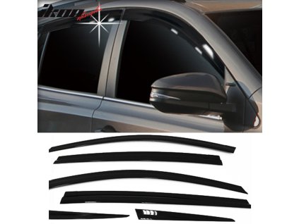 Toyota RAV4 2013-2018 Ofuky oken ABS tmavá černá