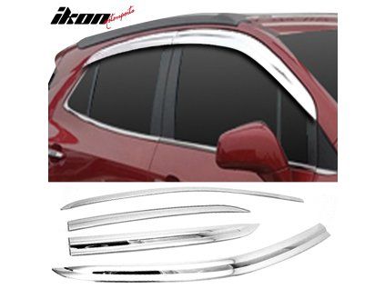 Buick Encore 2013-2022 Déflecteurs de vitres ABS chrome