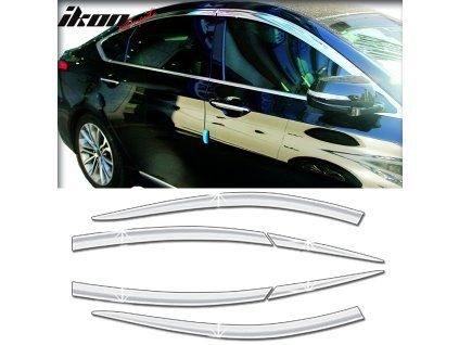 Hyundai Genesis 2015-2016 Déflecteurs d'air ABS chrome