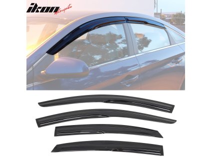 Hyundai Sonata 2015-2019 Ofuky oken Mugen styl akryl kouřová tónovaná