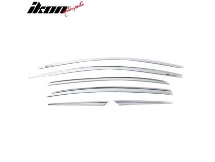 Hyundai Sonata 2015-2019 Déflecteurs de vitres ABS chrome