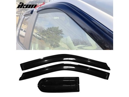 Ford F-Series Extended Cab 2015-2025 Ofuky oken Slim styl akryl kouřová tónovaná