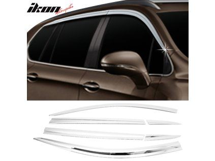 Buick Envision 2016-2020 Déflecteurs de vitres ABS chrome