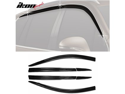 Buick Envision 2016-2020 Windabweiser ABS Dunkelschwarz