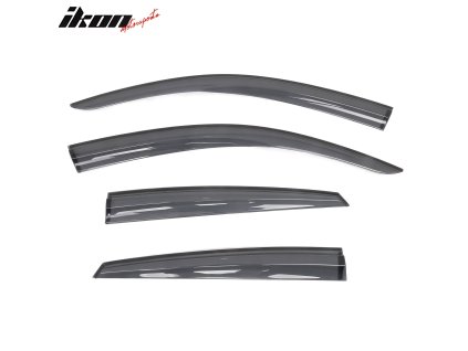 Honda Civic Sedan 2016-2021 Ofuky oken Mugen styl akryl transparentní černá