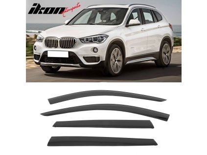 BMW F48 X1 2016-2022 Ofuky oken akryl kouřová tónovaná