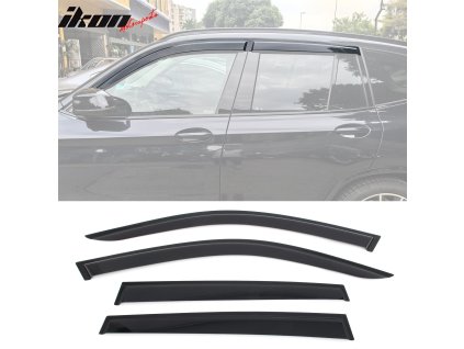 BMW G01 X3 2018-2024 Ofuky oken akryl kouřová tónovaná