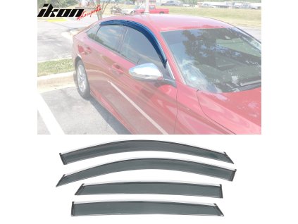 Honda Accord Sedan2018-2025 Ofuky oken Mugen styl akryl chromový proužek