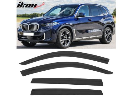 BMW G05 X5 2019-2025 Ofuky oken Low Profile styl akryl kouřová tónovaná