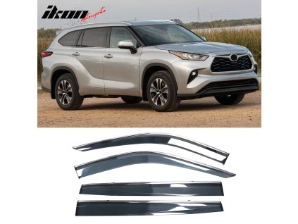 Toyota Highlander 2020-2025 Ofuky oken Mugen styl PC černá