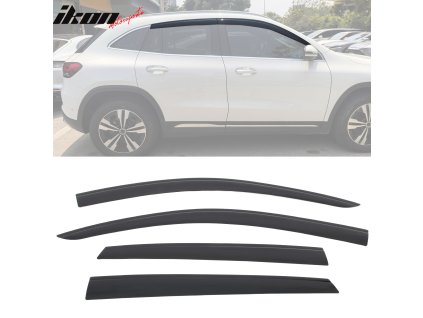 Mercedes Benz H247 GLA-Class 2021-2025 Ofuky oken Low Profile styl akryl kouřová tónovaná