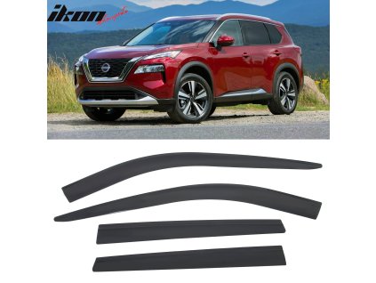 Nissan Rogue 2021-2025 Ofuky oken Low Profile styl akryl kouřová tónovaná