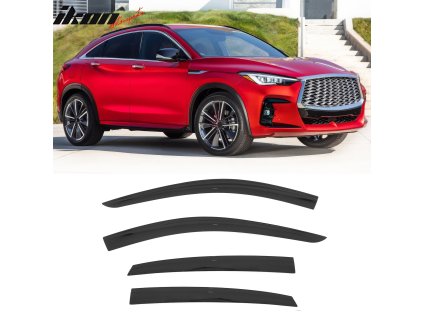 Infiniti QX55 2022-2025 Ofuky oken Low Profile styl akryl kouřová tónovaná