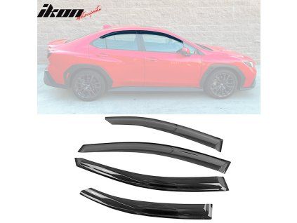 Subaru WRX 5th 2022-2025 Deflectores de ventanilla PC negro