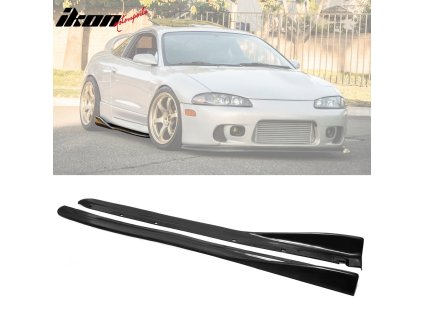 Mitsubishi Eclipse 1997-1999 Boční prahy CS styl PU nenatřená černá
