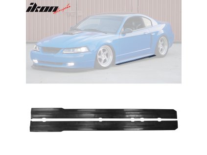 Ford Mustang 1999-2004 Boční prahy MDA styl PU nenatřená černá