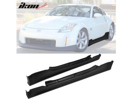 Nissan 350Z Z33 2003-2009 Boční prahy V styl PU černá