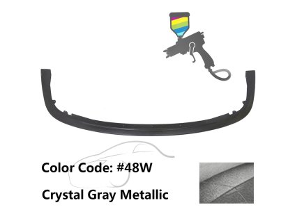 Subaru Impreza WRX 2006-2007 Spojler přední IKON styl PP Crystal šedá metalíza