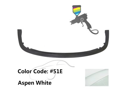 Subaru Impreza WRX 2006-2007 Spojler přední IKON styl PP bílá Aspen