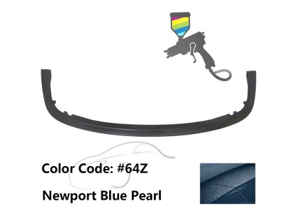 Subaru Impreza WRX 2006-2007 Spojler přední IKON styl PP Newport modrá Pearl