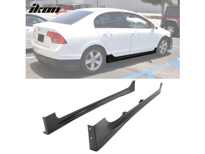 Honda Civic Sedan 2006-2011 Boční prahy Mugen RR styl PP nenatřená černá