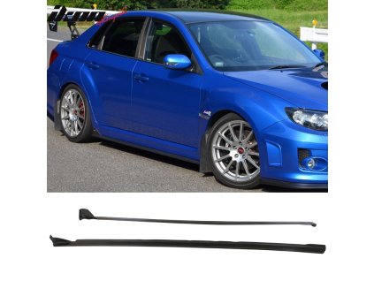 Praguri laterale Subaru Impreza WRX STI 2008-2014 stil S206 PU negru nevopsit