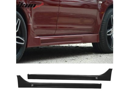 Mitsubishi Lancer 2008-2015 Boční prahy FQ styl PP nenatřená černá