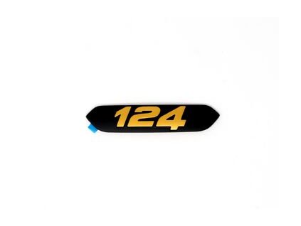 Abarth/Fiat 124 Spider Emblem 124 black-bronze