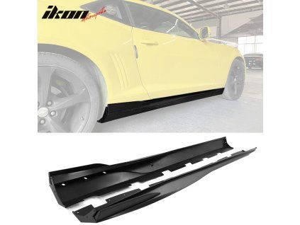 Chevrolet Camaro 2010-2015 Bas de caisse style Rocket PP noir mat