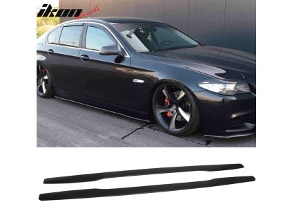BMW F10 5 Series 2011-2016 Boční prahy Ikon styl ABS nenatřená černá