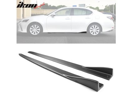 Praguri laterale Lexus GS F Sport 2013-2020 PP negru mat