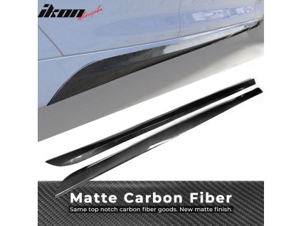 BMW 3-Series F34 GT M Sport 2014-2018 Boční prahy JC styl matná uhlíková vlákna