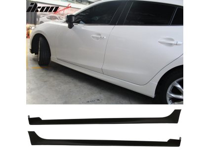 Mazda 3 Sedan Hatchback 2014-2018 Boční prahy MP styl PP nenatřená černá