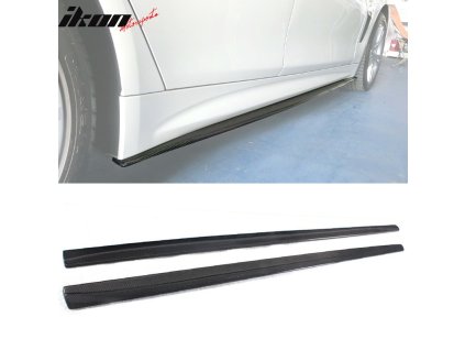 BMW 4-Series F32 F33 F36 2014-2020 Boční prahy MP styl uhlíková vlákna