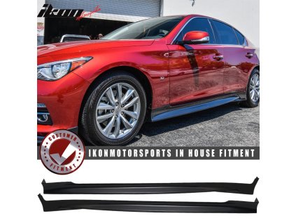 Infiniti Q50 2014-2023 Boční prahy T styl ABS černá