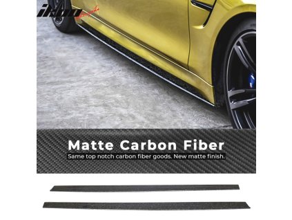 BMW M4 F82 F83 2015-2020 Minigonne stile MP fibra di carbonio forgiata