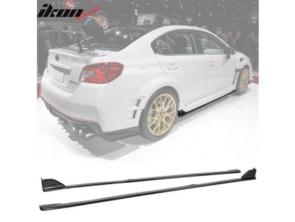 Subaru WRX STI Sedan 4-Door 2015-2021 Boční prahy STI styl PP nenatřená černá