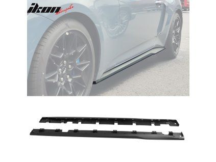 Ford Mustang 2015-2023 Bas de caisse style Dark Horse noir texturé