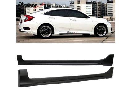 Honda Civic Sedan 2016-2021 AVS styl PP nenatřená černá