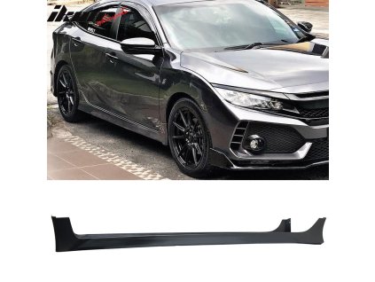 Honda Civic Sedan 2016-2021 Boční prahy HPF styl PP nenatřená