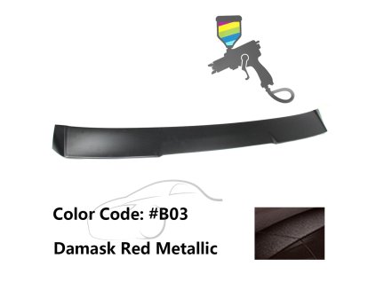 BMW 5 Series G30 Sedan 2017-2023 Boční prahy V styl ABS Damask červená metalíza