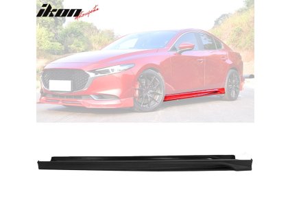 Mazda 3 Sedan 2019-2020 Boční prahy PP matná černá