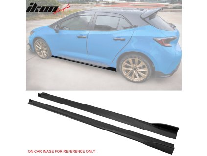 Toyota Corolla Hatchback 2019-2025 Boční prahy T styl nenatřená černá